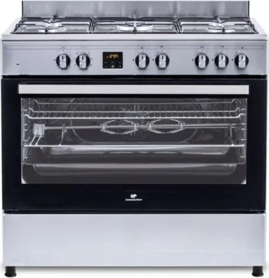 Image de Cuisiniere  piano four multifonctions catalyse - CONTINENTAL EDISON - CECP9060IXDD - 95 L - Affichage digital - L90 x H 85 cm - I