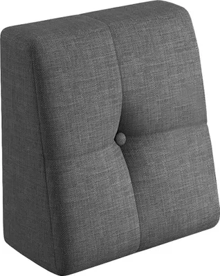 Zdjęcie produktu dla Poduszka Lermowood „Verona” do mebli z palet, 40 x 40 cm, szara – wygodna, trwała i stylowa | Do użytku wewnątrz i na zewnątrz | Różne rozmiary i kolory |