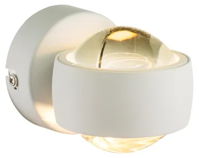 Produktbild von LED Wandleuchte, Up & Down, Metall weiß, B 7,5cm