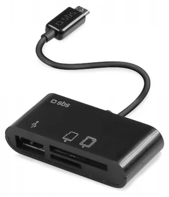 Produktbild von SBS OTG-Kabel und Kartenleser für Tablets und Smartphones