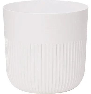 Immagine prodotto di Vaso da fiori rotondo –  – Luca Grande – Ø 40–41 cm, L – H 40 cm – Bianco