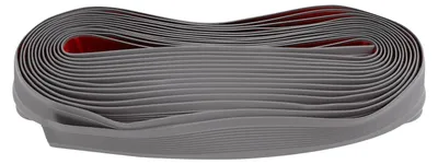 Obrázek produktu pro Profil na schodišťové hrany – samolepicí lišta – protiskluzová – pružné PVC – 10 m – 5 cm x 2,5 cm – tloušťka 3,05 mm – šedá