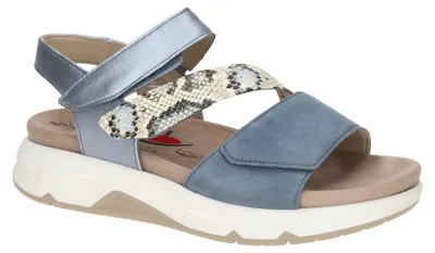 Produktbild von Gabor ROLLINGSOFT Damen Sandale - Sandaletten blau NEU