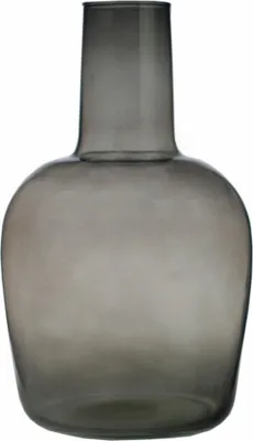 Produktbild von Ecoglassworks Flaschenvase Garrafa Holandesa Rauch, Dekovase, Blumenvase, Glasvase, Recyceltes Glas, Smoke, 30 cm, W-597