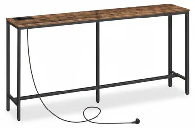 Image de InAndOutdoorMatch - Table console - Bois - 200 cm - Marron vintage, Image générée par une IA