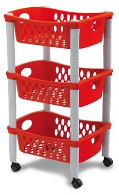 Imagen del producto de Carrito de cocina Otello, color rojo