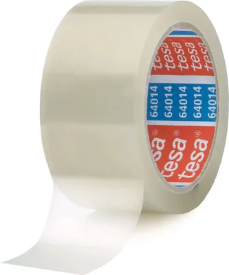 Produktbild von tesa Packband 64014 PP transparent 50 mm x 66 m