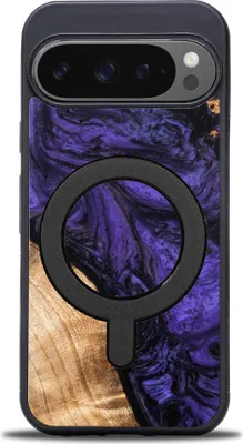 Obrázok produktu pre Drevené puzdro pre Google Pixel 10 / Google Pixel 10 Pro, Bewood Unique Violet pre MagSafe