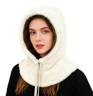Productafbeelding van Winddichte, warme fleece muts voor dames, verstelbaar, beige
