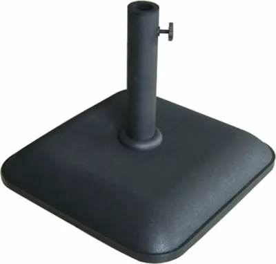 Produktbild von Marbueno Base Sonnenschirm Quadrat Beton 45X45X7,3 cm 25KG Schwarz Garten, Pool 10458