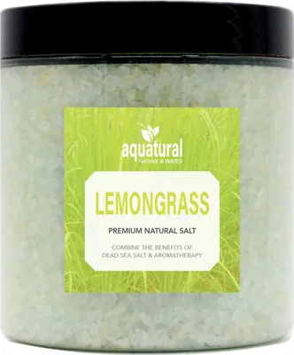 Produktbild von Aquatural Zitronengras Badesalz - 350 g - Badekristalle