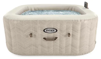 Productafbeelding van Intex PureSpa Chevron Deluxe Bubble Spa Set 4 persoons