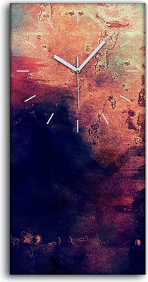 Produktbild von Wandbild Leinwand Bilder mit Uhr Geräuschlos Kunstdruck 30x60 Abstrakte Kunst - weiße Hände