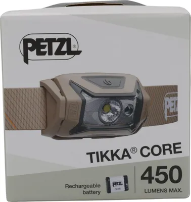 Obrázek produktu pro Petzl Tikka Core, Čelovka, Hnědá, Knoflíky, Stav baterie, IPX4, LED