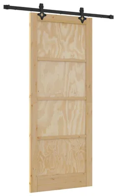 Produktbild von vidaXL Schiebetür ORKDAL Natur 86 x 211 cm Massives Kiefernholz