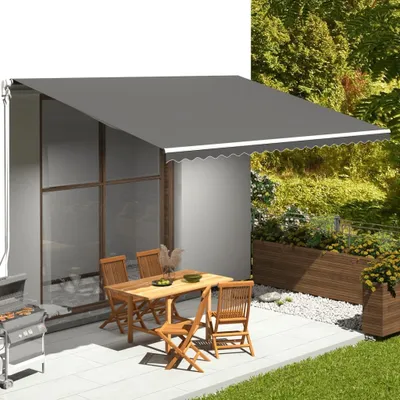 Immagine prodotto di The Living Store Telo da sole antracite 5x3,5 m