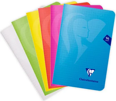 Produktbild von Clairefontaine 10x Mimesys, Heft 11x17cm, 48 Blatt 90g, Farben Sortiert 303602C