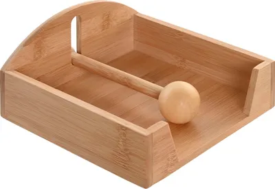 Obrázek produktu pro Kroužek na ubrousky Home ESPRIT přírodní bambus 19 x 21 x 8,8 cm