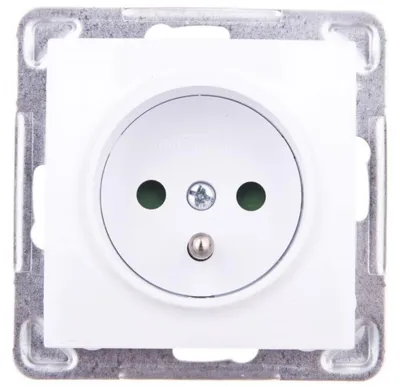 Produktbild von Ospel GP-1YZP/m/00, Weiß, IP20, 16 A, 71 mm, 37 mm, 71 mm