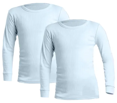 Produktbild von OCERA 2X Thermo Unterhemd für Kinder für den Winter-hellblau-146/152