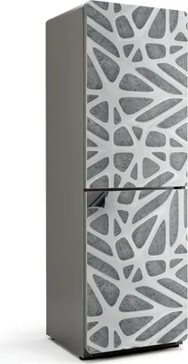 Produktbild von Abstraktes durchbrochenes Muster – Magnetische Kühlschrank Abdeckung – Dekorfolie magnetisch Küche – Kühlschrank Magnet Deko – selbstklebende Magnettafel – Magnetfolie für Kühlschranktür – 60x180 cm