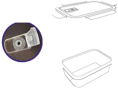 Produktbild von Cook Frischhaltedose aus Glas mikrowellengeeignet - Oven Glass - Auflaufform eckig für Backofen, Mikrowelle & zum Einfrieren