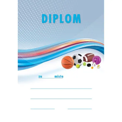 Produktbild von Diplomsport Kunstdruck A5 aus der Serie Bälle