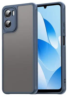 Produktbild von Motorola Moto G06 / G06 Power Hülle - Coverup Mattes Transparentes Back Cover mit Kameraschutz - Blau