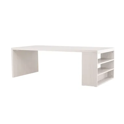 Image de Mika table de salle à manger 110x230 cm whitewash.