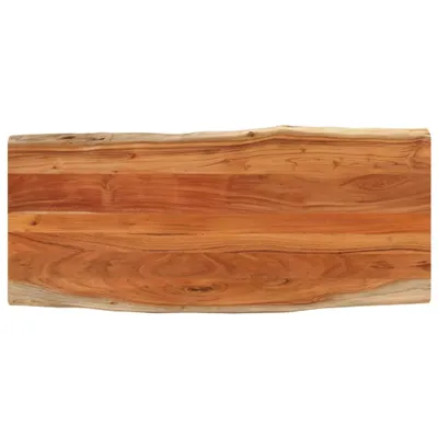 Produktbild von Tischplatte 140x60x3,8cm Rechteckig Massivholz Akazie Baumkante