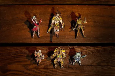 Produktbild von Gloomhaven Sammlerpin-Set Serie 1
