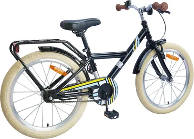 Produktbild von "SALE 2026"Jugend- & Kinderfahrräder - Schwarz Kinderfahrrad 24 Zoll für 8-12 Jahre alt Schwarz Stabli Möbel3664957