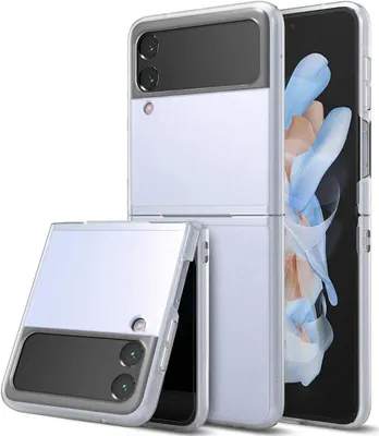 Produktbild von Handyhülle für Samsung Galaxy Z Flip 4 , Transparente Schutzhülle, Anti-Kratzer Rückseite Hülle