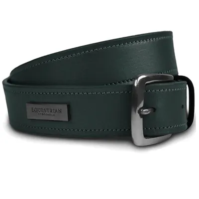 Image de Ceinture Equestrian Stockholm, couleur vert "Sycamore", en cuir