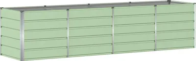 Obrázok produktu pre vidaXL Kvetináč, zelený, 320 x 80 x 75 cm, oceľ