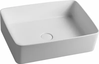 Zdjęcie produktu dla Umywalka THIN 50x36 cm, biała matowa