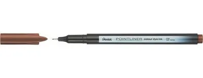 Obrázok produktu pre Liner, 0,4 mm, PENTEL "Pointliner", orechovo hnedý