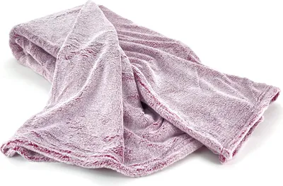 Produktbild von heimtexland ® Melange Wohndecke Flanell Super Soft Decke Meliert 200x150 Kuscheldecke Typ826 Beere