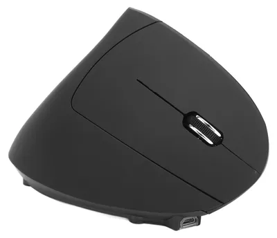 Imagen del producto de Ratón vertical inalámbrico, ergonómico, cómodo, con tecnología de seguimiento óptico, recargable, de color  y con 6 botones. Suministros para ordenador
