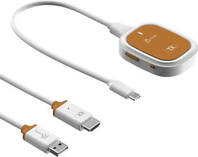 Obrázek produktu pro j5create JVWAW61, Dongle, USB, USB typu C, Bílá, 1 A, 0 - 40 °C