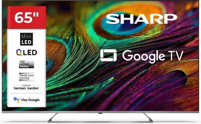 Produktbild von Sharp 65JP7765E QLED Fernseher 65 Zoll Google TV 4K UHD Smart TV Mini-LED HDR Dolby Vision (2026)