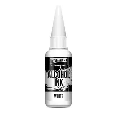 Zdjęcie produktu dla Tusz do mediów na bazie alkoholu PENTART, 20 ml, biały