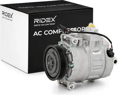 Produktbild von RIDEX 447K0083 7SEU17C Klimaanlage Klimakompressor PAG 46 R134a für BMW 5 Limousine (E60) 5 Touring (E61) 3 Coupe (E92) 7 (E65, E66, E67)