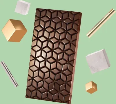 Produktbild von Schokoladenform SIGNS für 3 extravagante Tafeln Schokolade