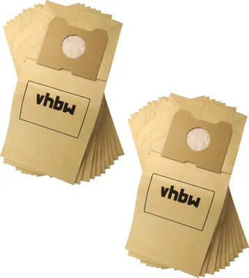 Produktbild von vhbw 20x Staubbeutel Ersatz für Menalux 3385 P für Staubsauger - 22cm x 19,5cm Sandfarben