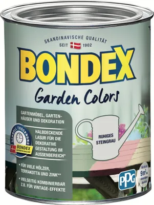 Produktbild von Bondex Garden Colors 750 ml ruhiges steingrau