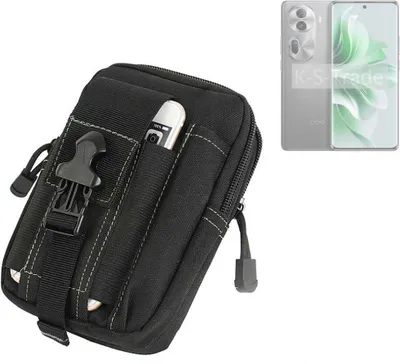 Produktbild von K-S-Trade Gürtel Tasche kompatibel mit Oppo Reno11 Pro Gürteltasche Holster Schutz Hülle Handy Hülle Smartphone outdoor Handy-Hülle schwarz