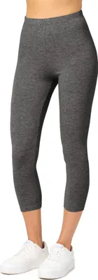 Produktbild von Merry Style Damen 3/4 Leggings aus Baumwolle MS10-199 (Dunkelmelange, L)
