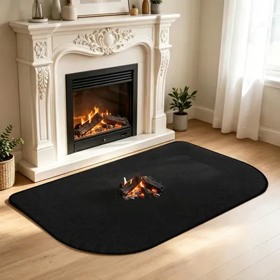 Productafbeelding van Vonkbeschermingsplaat voor kachels, 106 x 60 cm, 1 mm dik