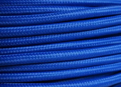 Image de Textil Stromkabel 3x0,75mm² königsblau